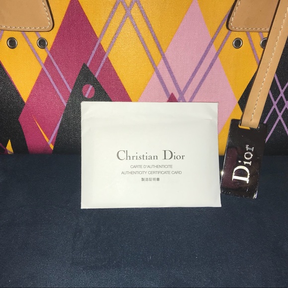 Dior Multicolored Canvas Bag Certified Authentic - Picture 6 of 6
